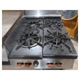 Wolf 4-Burner Gas Range with Griddle