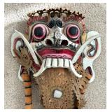 Vintage Rangda Balinese Indonesian Mask