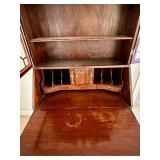 Gorgeous Vintage Mahogany Drop Front Vintage Secretary Desk