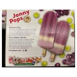 B - Jonny Pops Organic Grape Frozen Treats - 3 boxes 8 Pops per Box, Best by 01/2024