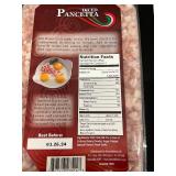 M & I - Set of 6 Packaged Bellantani Diced Pancetta - 4 oz Each