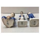 3 Danish Porcelain Figurines