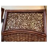 Wicker 3 Panel Screen