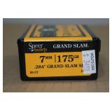 50 Speer 7mm .284" 175 Gr Grand Slam SP Bullets