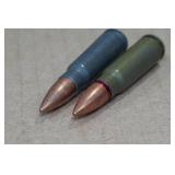 60 Steel Case 7.62 x 39mm FMJ Ammo on Stripper Clips