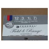 25 Federal Field & Range 12 Gauge 2-3/4" 7-1/2 Shot Shotshells