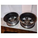 (2) 18X8 Car Rims