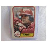 1981 Fleer Pete Rose Card...