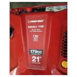 Troy Built Squall 21 in. 179 cc Single-Stage Gas Snow Blower with Electric Start and E-Z Chute Control