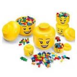 LEGO Minifigure Storage Head Ultimate 6-Piece Set: 2x Large, 2x Small, 2x Mini