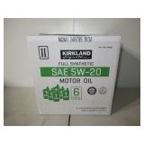 Kirkland Signature 5W-20 Full Synthetic Motor Oil 1-Quart, 6-pack