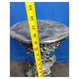 Concrete or Plaster Cherub Stand / Plant Stand 12"x 25" Indoor / Outdoor