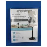 BLACK+DECKER 16" Oscillating Pedestal Fan with Remote - Black