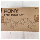 New Pony 4-Pack Cabinet Claw 4PC