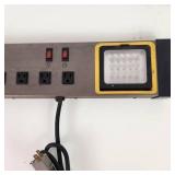 Zesen Relocatable Power Taps With LED Work Light Great Condition