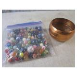 (EC1) Bag of Vintage Marbles and Co...