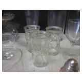 (F-3) Assorted Vintage Glass...