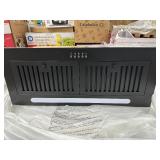 AKDY 30 in. 319 CFM Convertible Insert Range Hood with Carbon Filters, LED Light and Push Button Controls in Black new