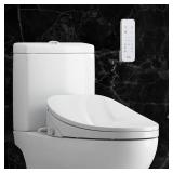 Ove Enlight 16 in Enlight Smart Bidet add on Toilet Seat; 15.75in Elongated