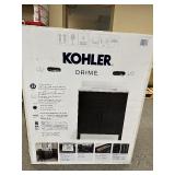 Kohler Orime 30" Bath Vanity With Quartz Vanity Top & Quartz Backsplash Dark Gray