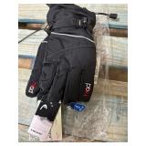 New Head Kids Winter / Ski Gloves with Dupont Sorona Insulation Black / L Large