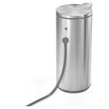 Simplehuman 9 oz. Touch-Free Automatic Rechargeable Sensor Pump, Brushed Stainless Steel - Retail $69.99