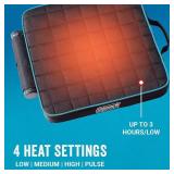 New Coleman OneSource Rechargeable Heated Chair Pad – Heated Camping Chair, Chair Pad, & Stadium Seat for Cool-Weather Outdoor Lounging, Tailgating, & Camping