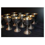 International Sterling Lord Saybrook Sterling Silver Cocktail Goblet Set