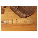 Basket Collection & Decorative Broom