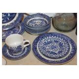 Blue & white China, Glassware & Kitchenware