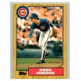 Greg Maddux RC 1987 Topps Traded #70T Rookie Baseball Card