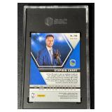 Steph Curry Graded 10 Gem Mint 2019-20 Mosaic MVPs Prizm #299 Basketball Card