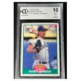 Randy Johnson RC Graded 10 Gem Mint 1989 Score Traded #77T Baseball Card