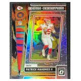 Patrick Mahomes Silver Holo Insert 2023 Donruss Optic Chain Reaction #CR-PM Football Card