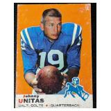 Johnny Unitas 1969 Topps #25 Vintage Football Card