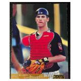 Joe Mauer Gold RC 2002 Topps #107 Rookie Minnesota Twins Baseball Card