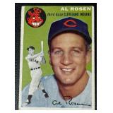 1954 Topps Al Rosen #15 Vintage Baseball Card