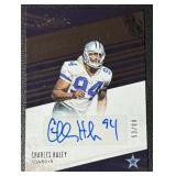 Charles Haley Auto /99 2016 Absolute Absolutely Ink #48, numbered 53/99, Signed Football Card