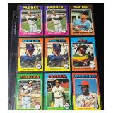 1975 Topps Baseball 9 Card Star Lot - Killebrew, Winfield, Jackson, Seaver, Stargell, McCovey, Gibson - Vintage Baseball Cards