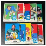 1969 Topps 10 Card Vintage Football Lot