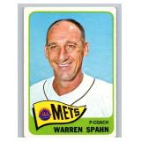 Warren Spahn 1965 Topps #205 Vintage Baseball Card