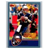 Tom Brady 2003 Topps Weekly Wrapup #293 Football Card