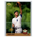 Derek Jeter RC 1993 Upper Deck Top Prospect #449 Rookie Baseball Card