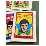 1971-72 Topps Hockey Booklet Partial Set (19) With Stars - Esposito, Clarke and More - Vintage