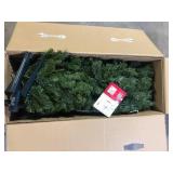 Home Accents Holiday 7.5 ft. Pre-Lit LED Wesley Pine Artificial Christmas Tree T7  Customer Returns See Pictures