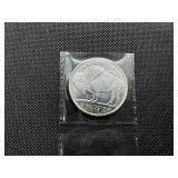 BU 2013 1-Ounce .999 Fine Silver Buffalo Design Round