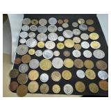 73 Mixed Foreign Coins