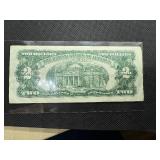 1963 Red Seal Two Dollar Bill