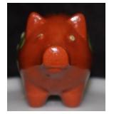 Miniature Guldkroken Sweden Pig Piggy Bank Hand-Painted Ceramic Vintage Swedish Pottery…