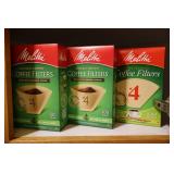 (6) 100-Ct Melitta Coffee Filters Natural Brown #4, Replacement Glass Coffee Carafe Pots…